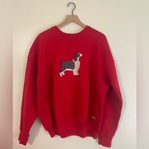 Vintage. LEE. Heavyweight Crewneck. Dog. Sweater.